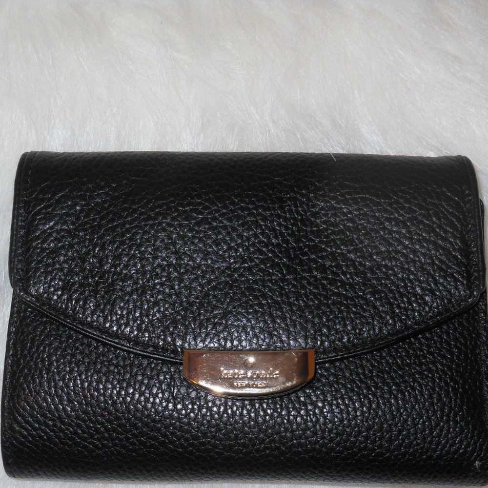 Kate Spade New York Medium Compact Bifold Wallet Black